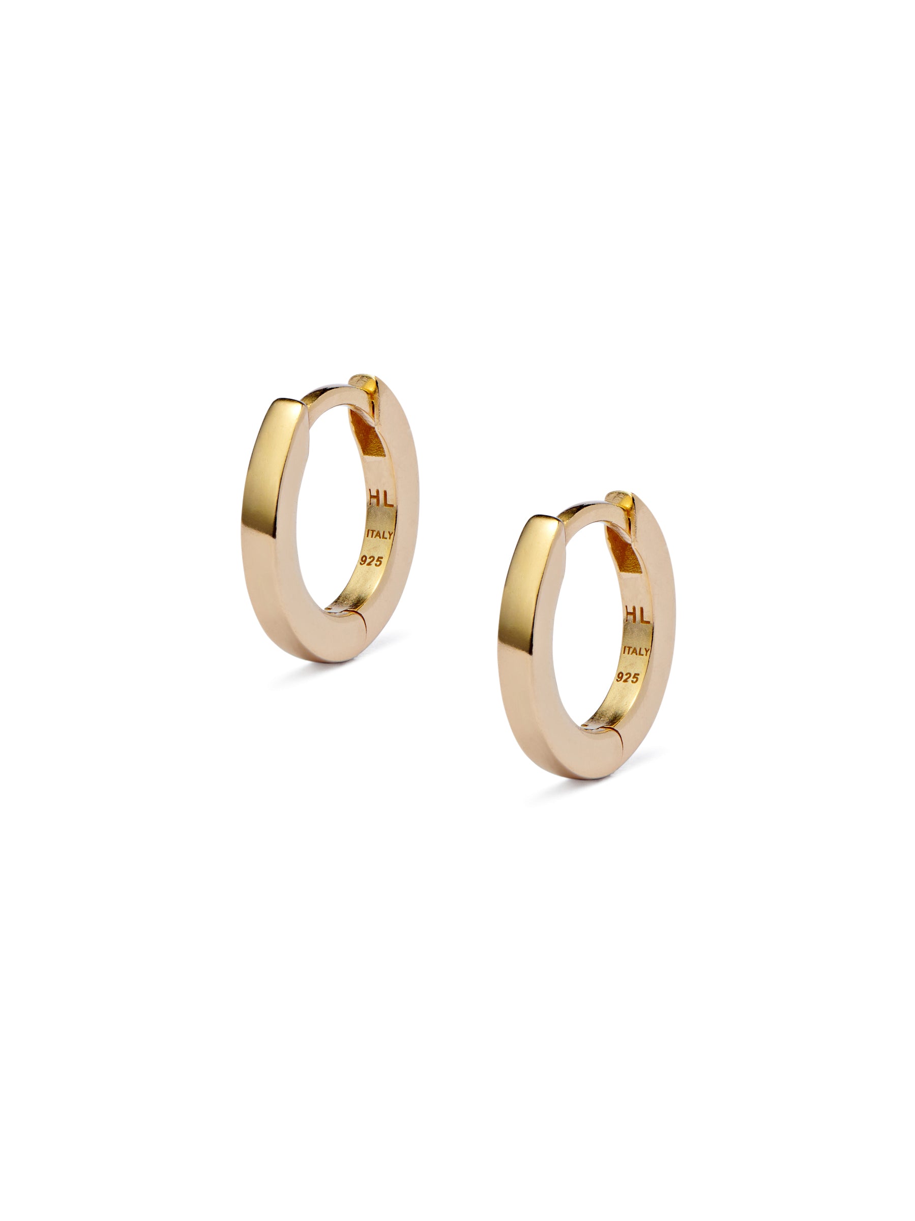 Hatton Labs 18K Small Edge Hoop Earrings | Stattics - Mens Designer  Jewellery