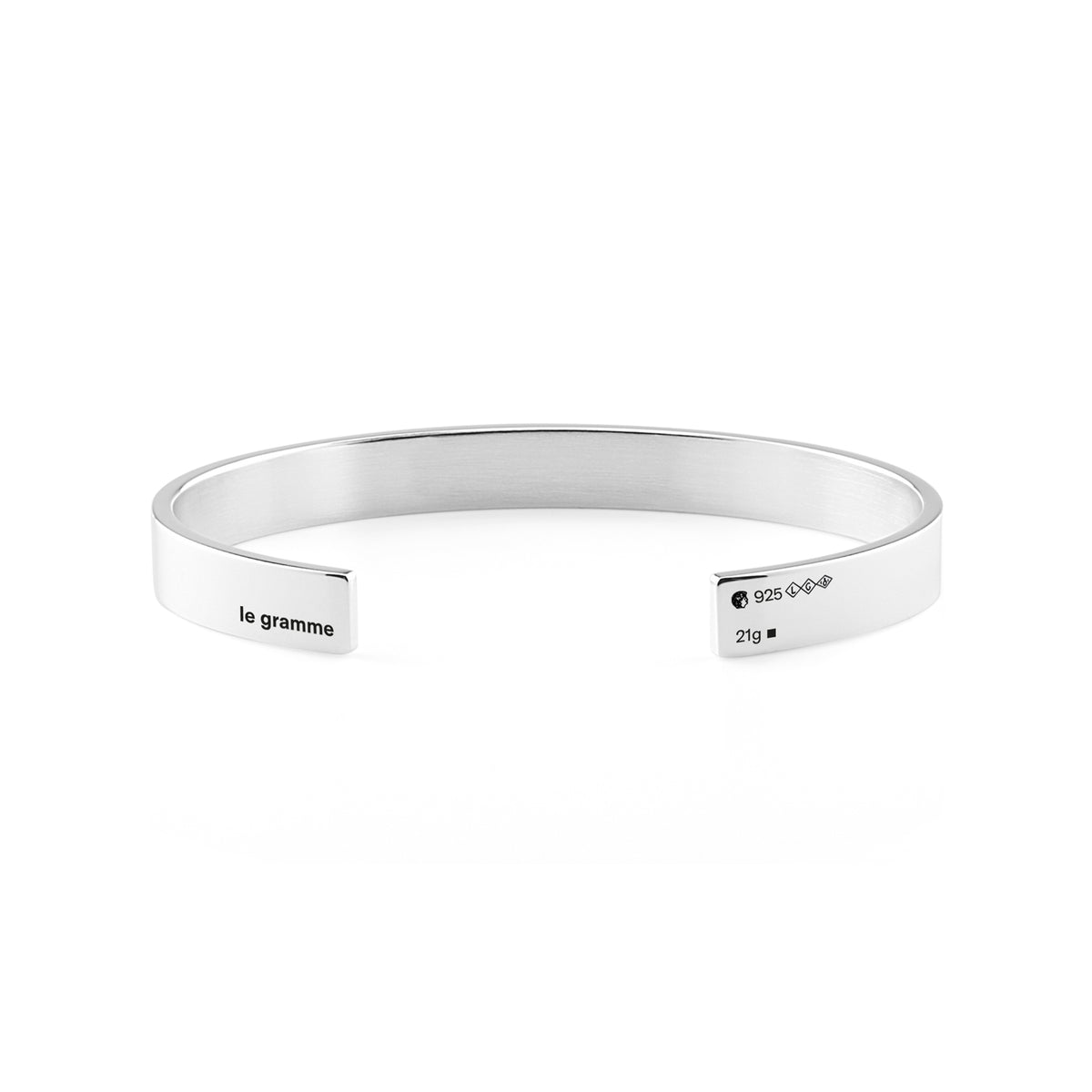 Polished Sterling Ribbon Bracelet