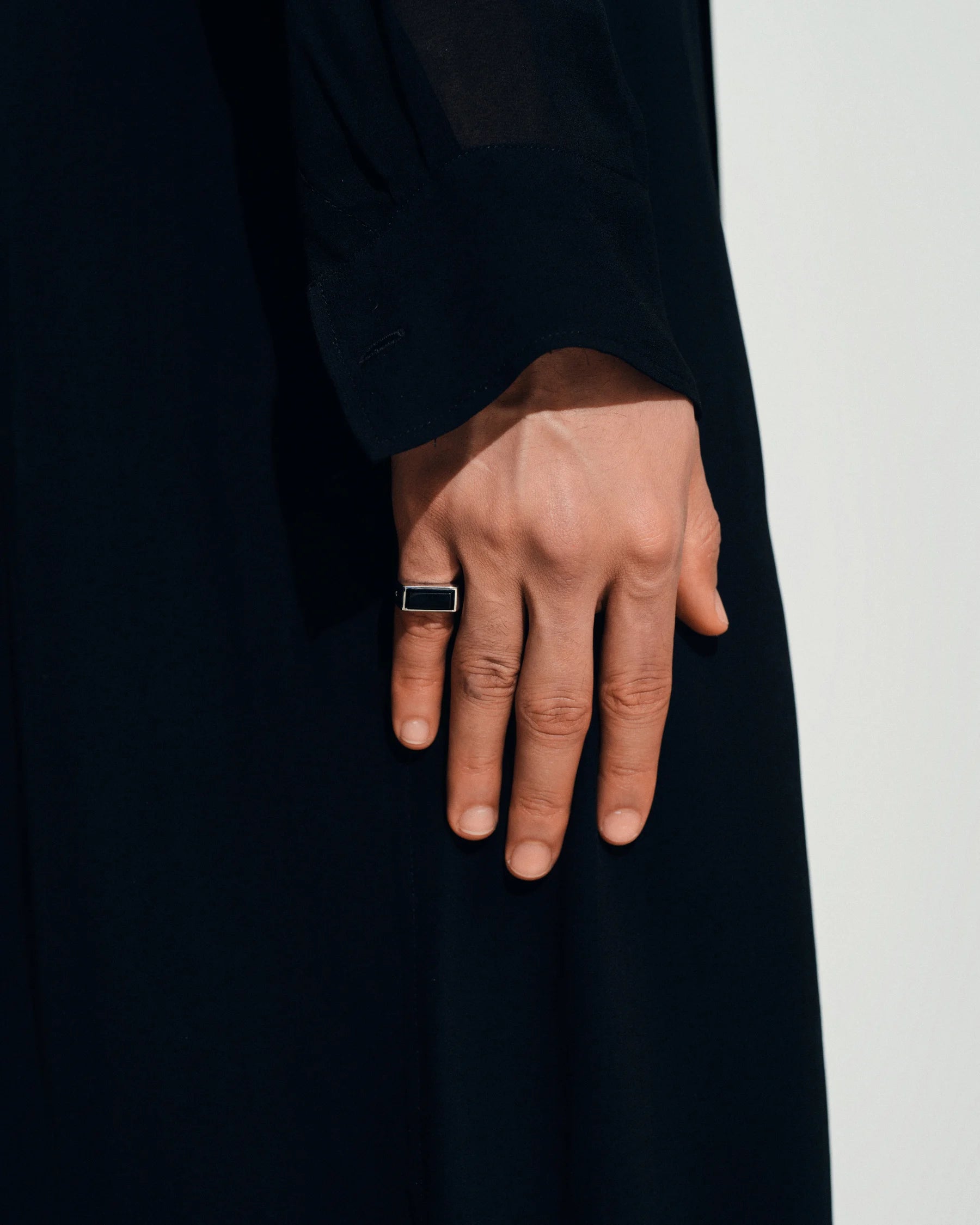 Tom Wood Peaky Black Onyx Polished Ring Stattics Mens Designer