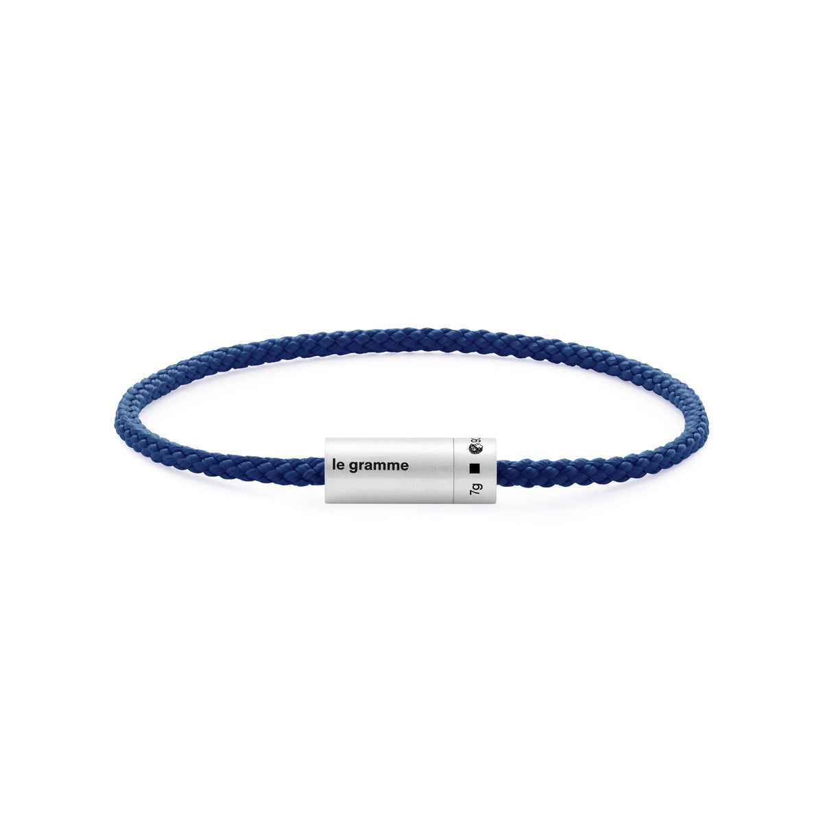 Brushed Sterling Nato Cable Bracelet