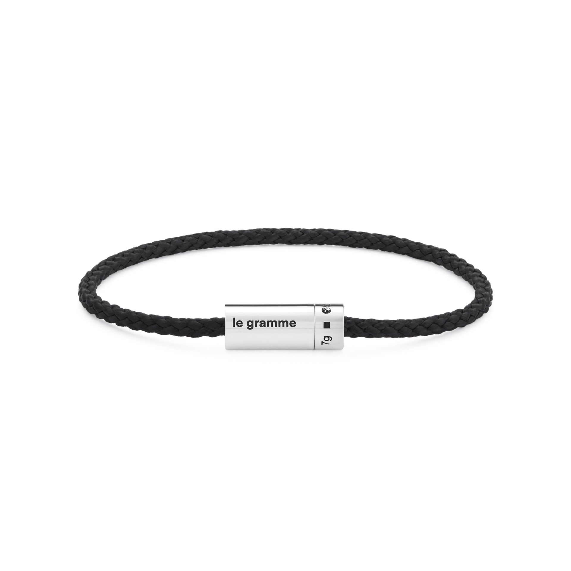 Polished Sterling Nato Cable Bracelet