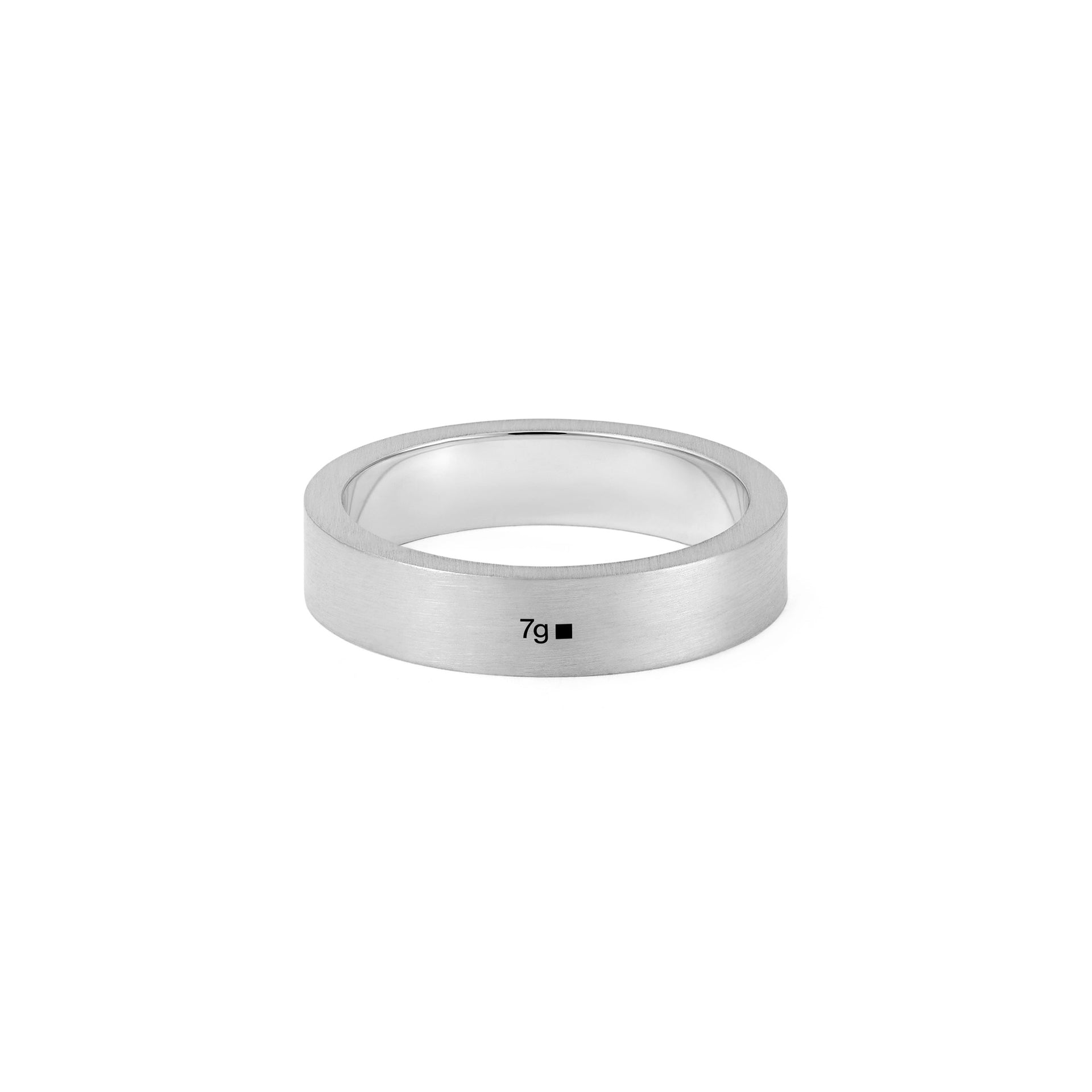 Brushed Sterling Ribbon Ring