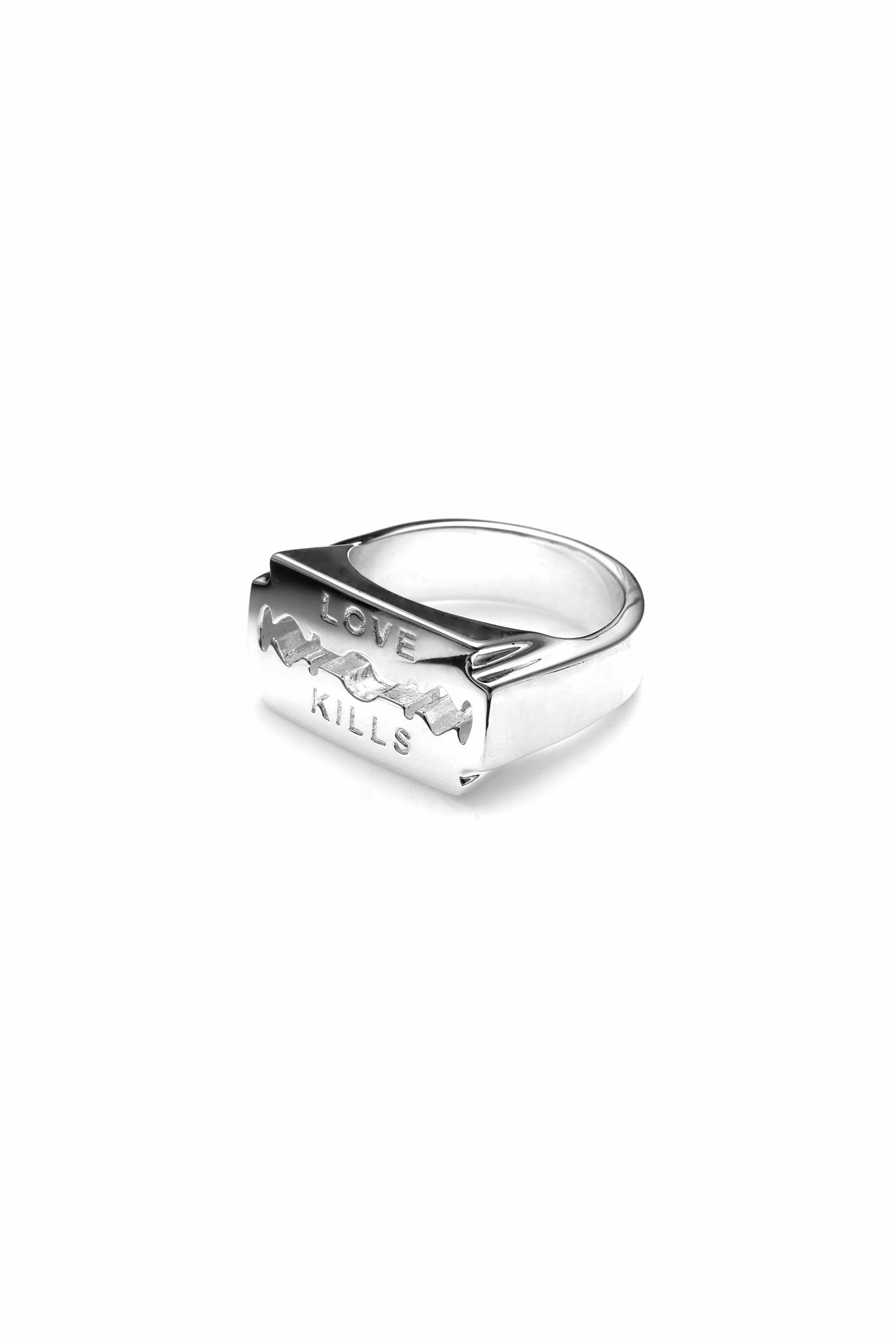 Stolen Girlfriends Club Love Kills Razor Ring | Stattics - Mens ...