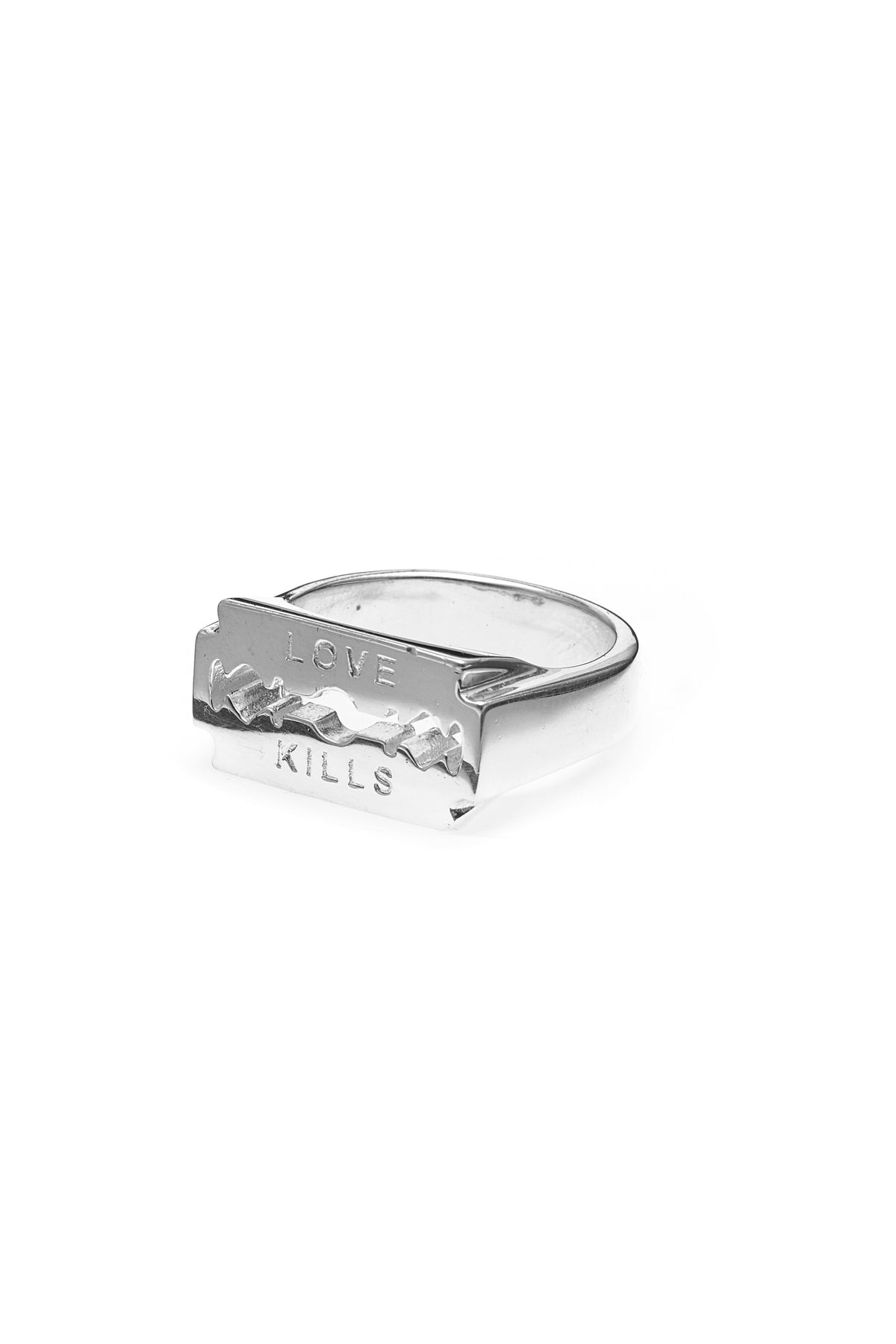 Love Kills Razor Ring