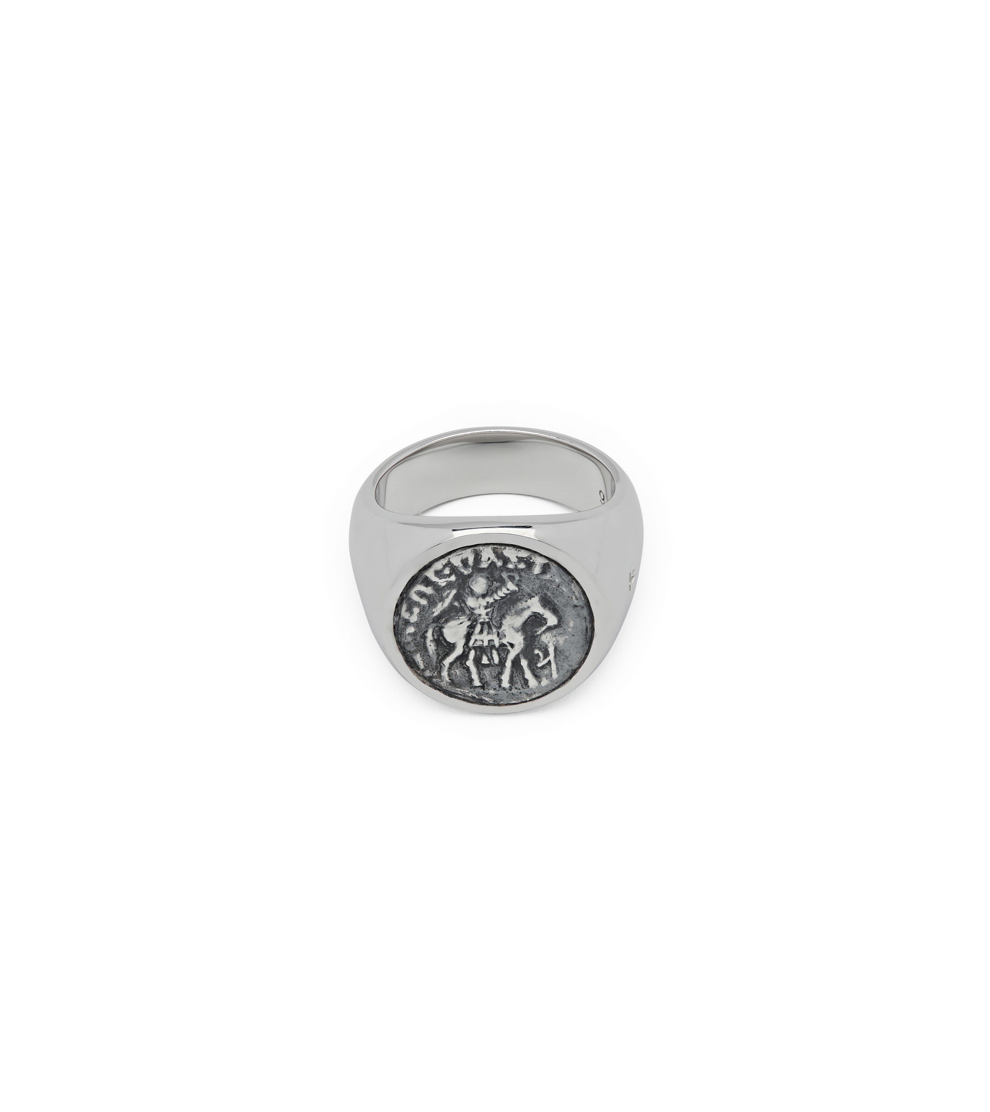 Signet hot sale coin ring