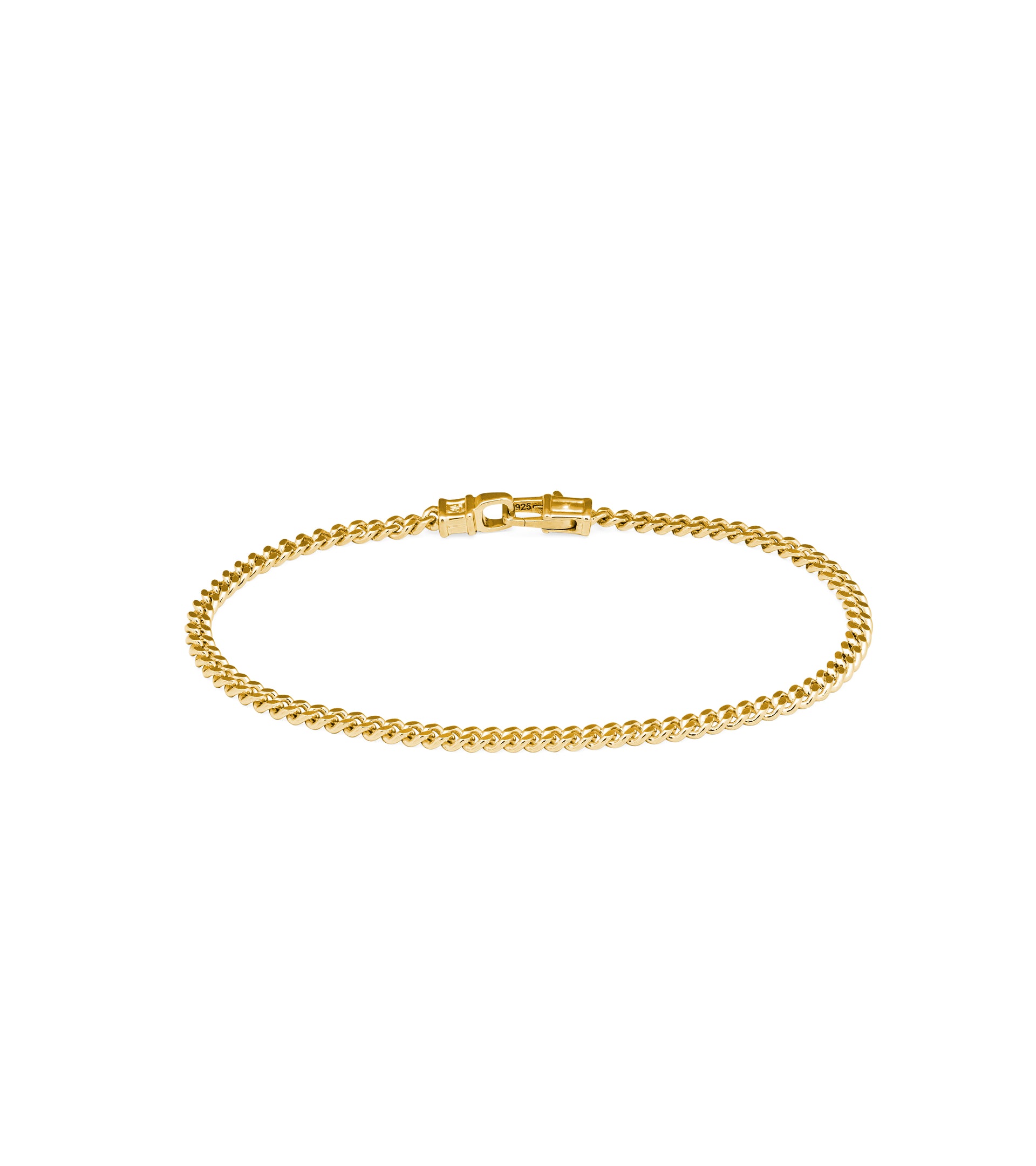 18K Curb Bracelet M