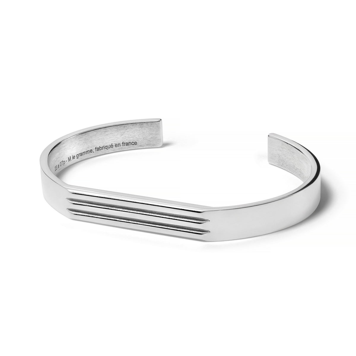Polished Sterling Godron Bracelet