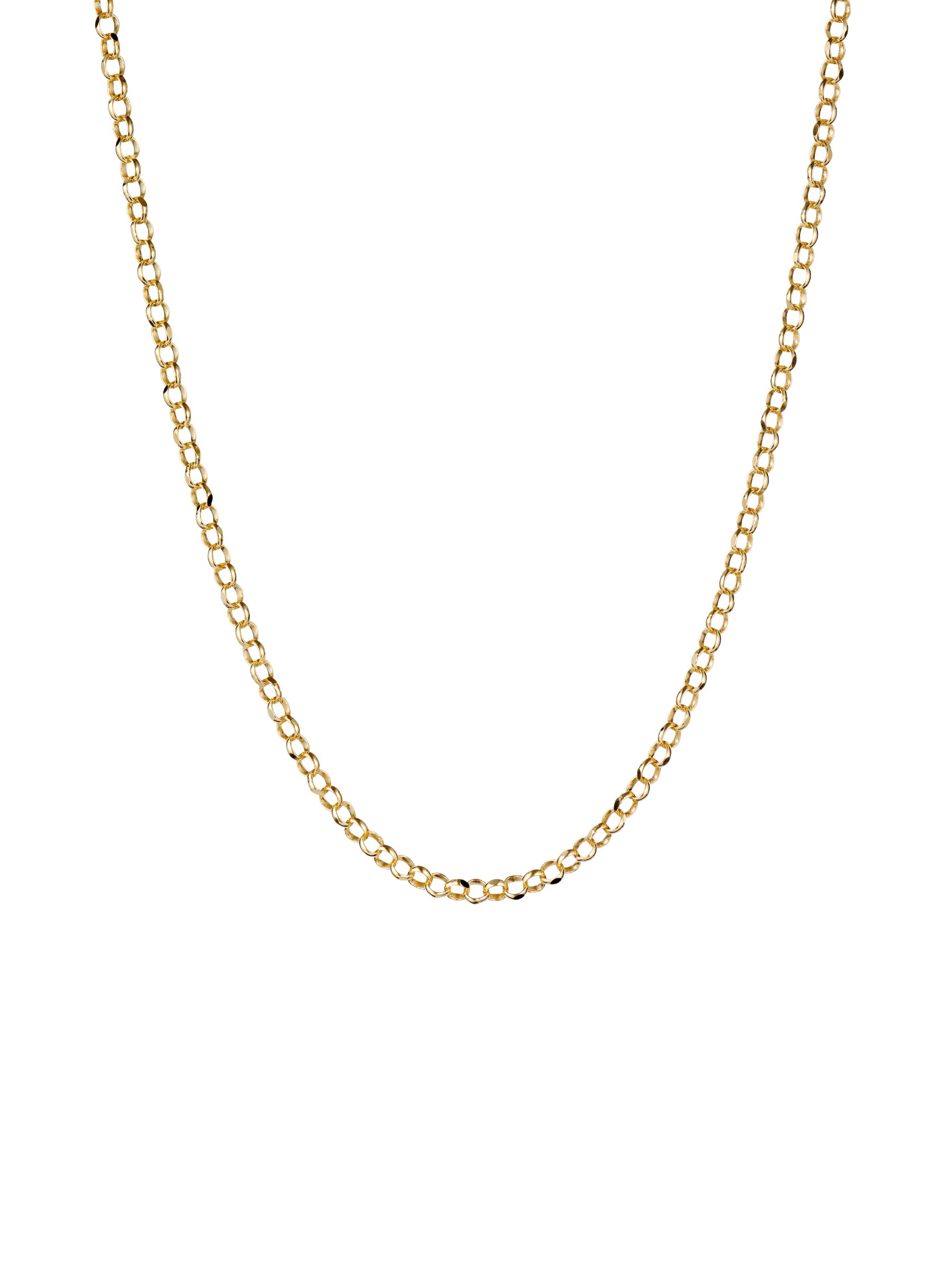18K Diamond Cut Belcher Chain