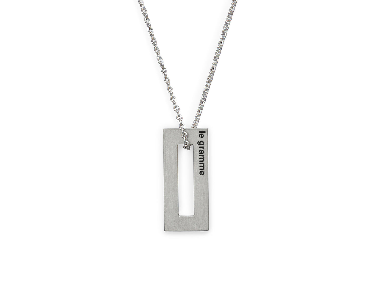 Polished & Brushed Sterling Necklace